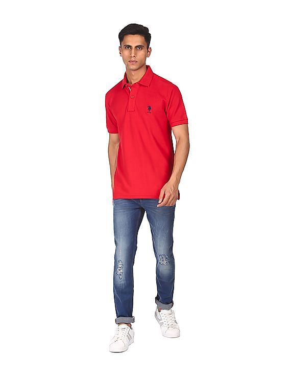 U.S. Polo Assn. Short Sleeve Brand Logo Polo Shirt