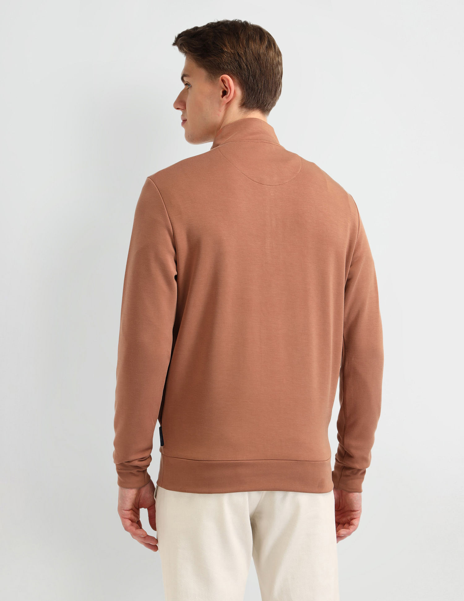 Arrow Sport Solid Regular Fit Sweatshirt