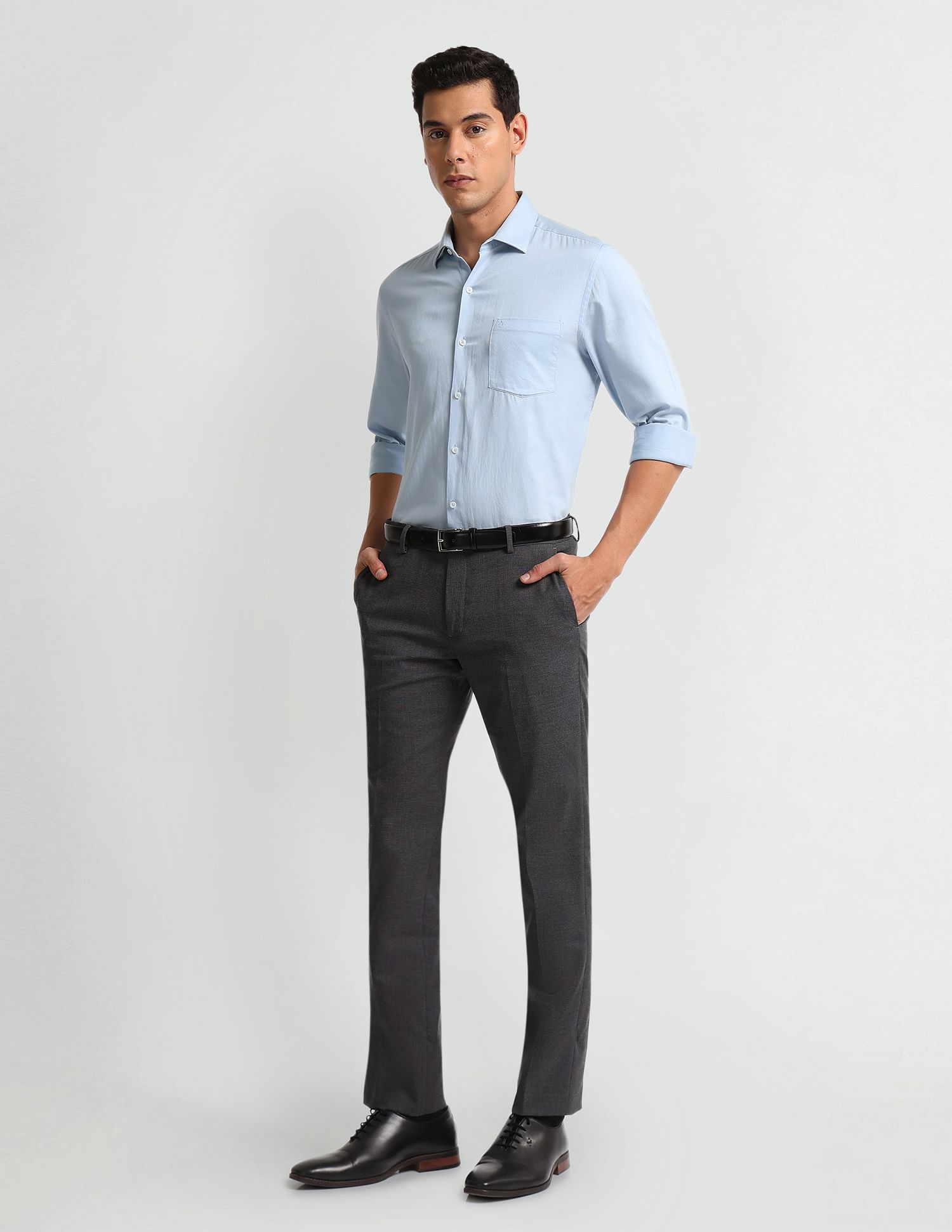 Arrow Heathered Dobby Trousers