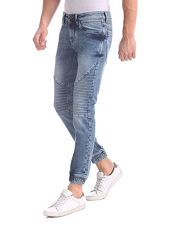 Flying Machine Acid Wash Jogger Jeans