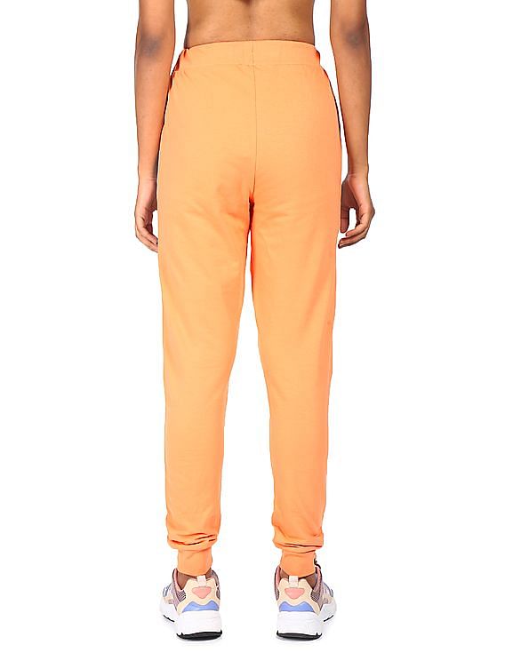 Buy Gag Mens Orange Sports Polyester Track Pant Large at Amazonin