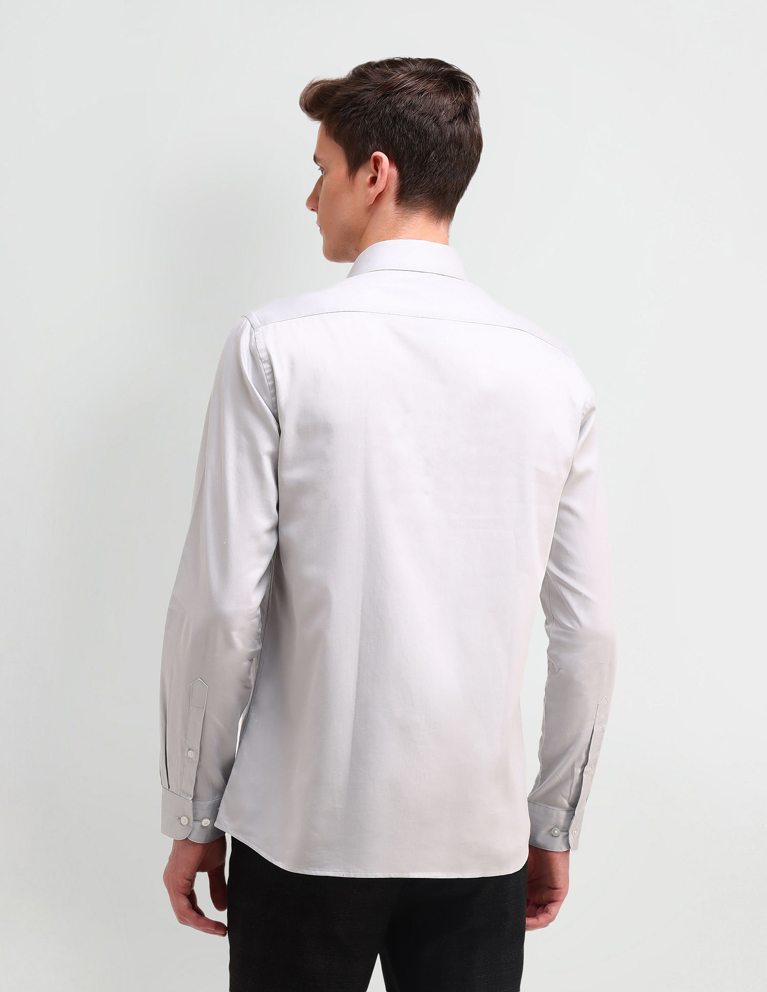 Arrow Newyork Slim Fit Satin Shirt