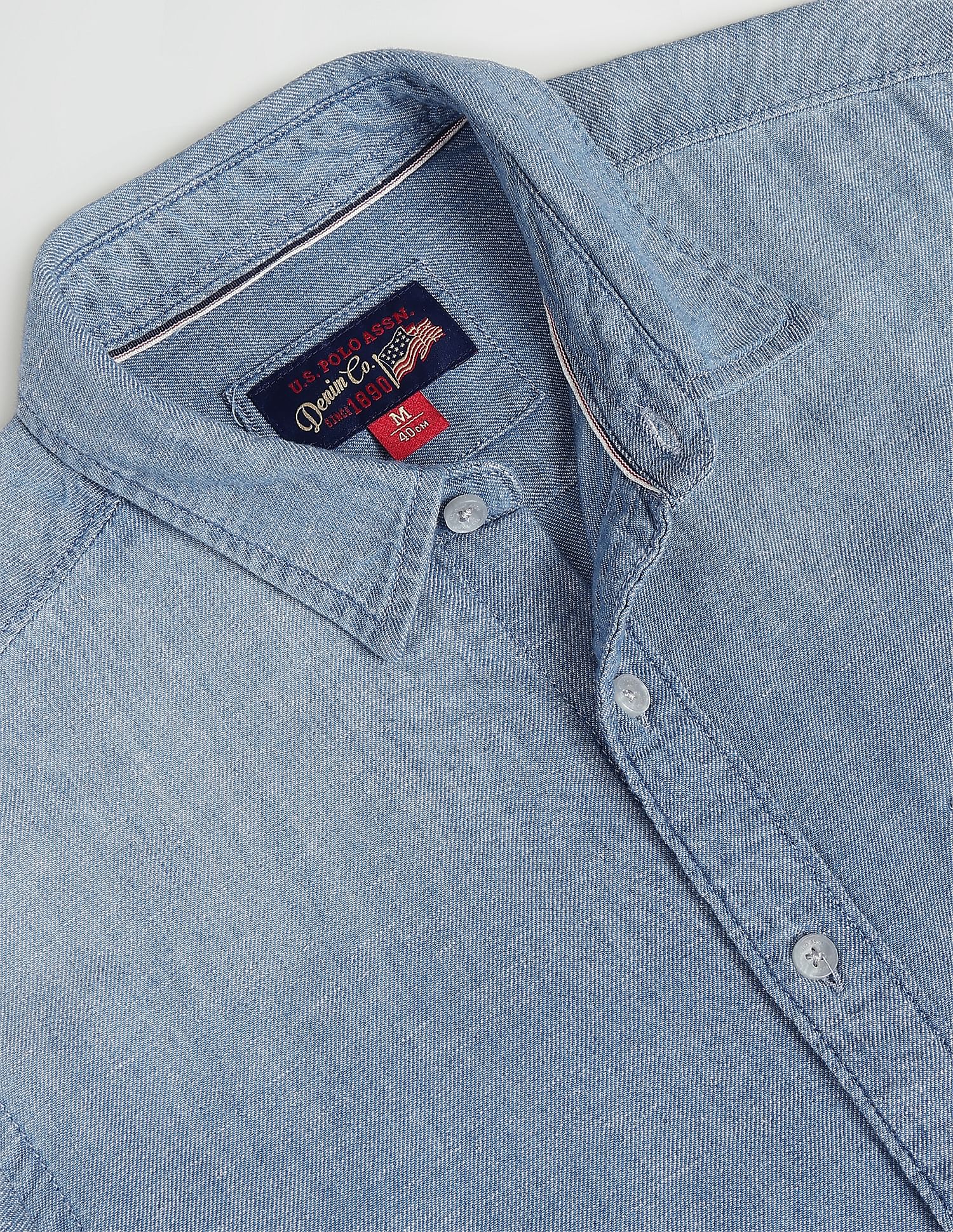 U.S. Polo Assn. Denim Co. Washed Slim Fit Shirt