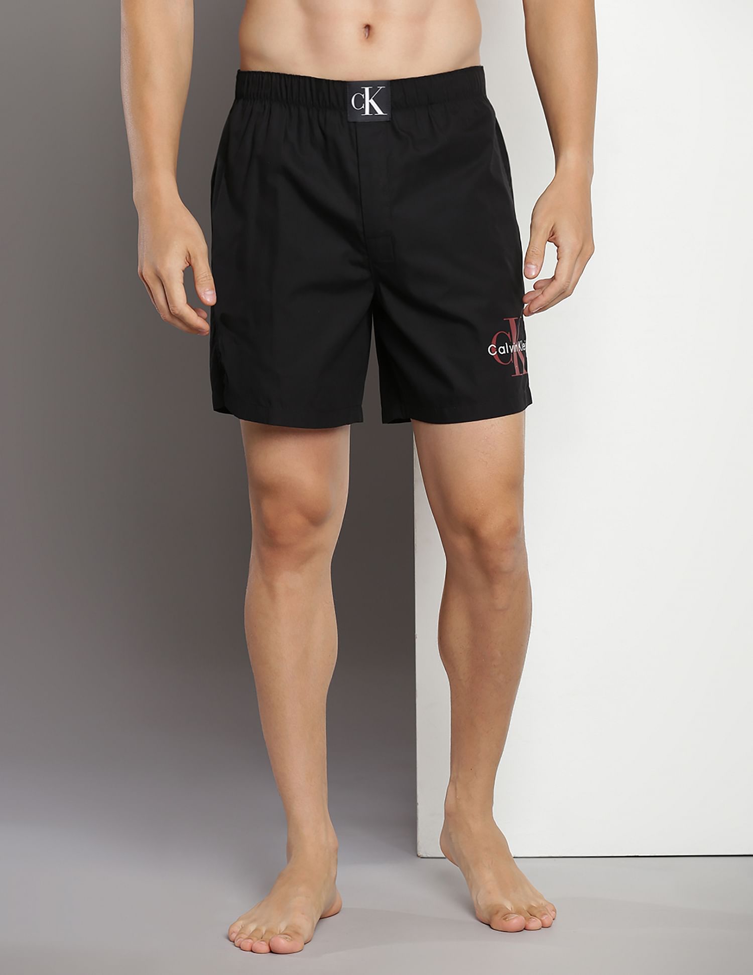 Calvin Klein Underwear Mid Rise Brand Logo Boxers