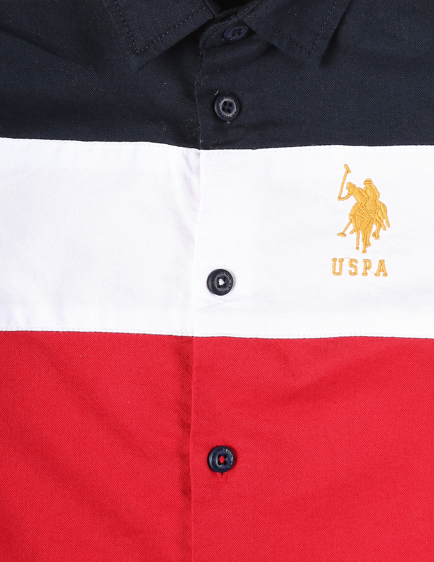 U.S. Polo Assn. Kids Boys Iconic Colour Block Shirt