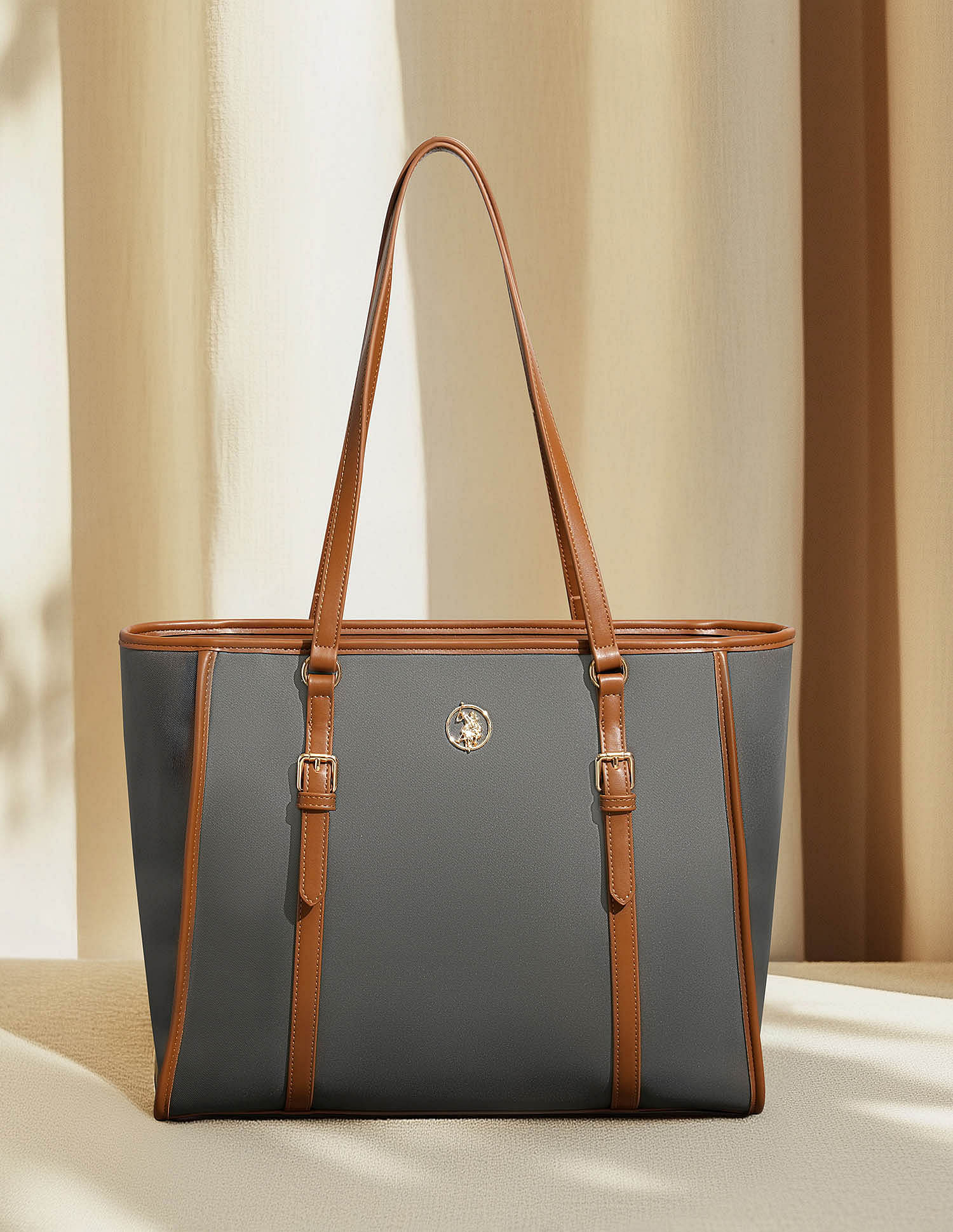U.S. Polo Assn. Millie Monogram Tote Bag