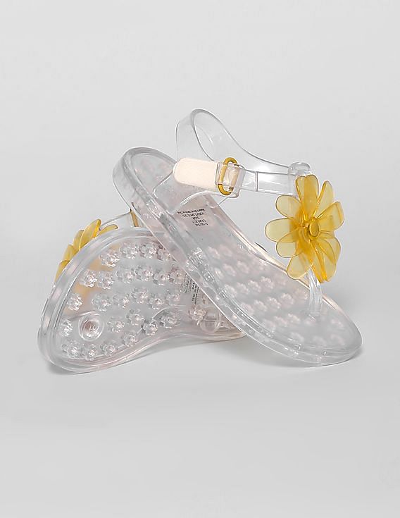 Girls clear jelly online sandals