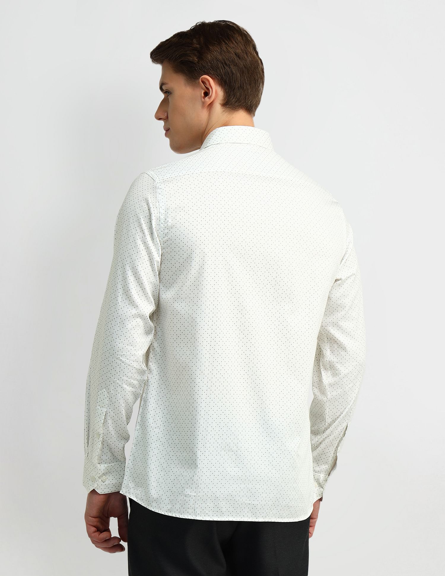 Arrow Geometric Print Slim Fit Shirt