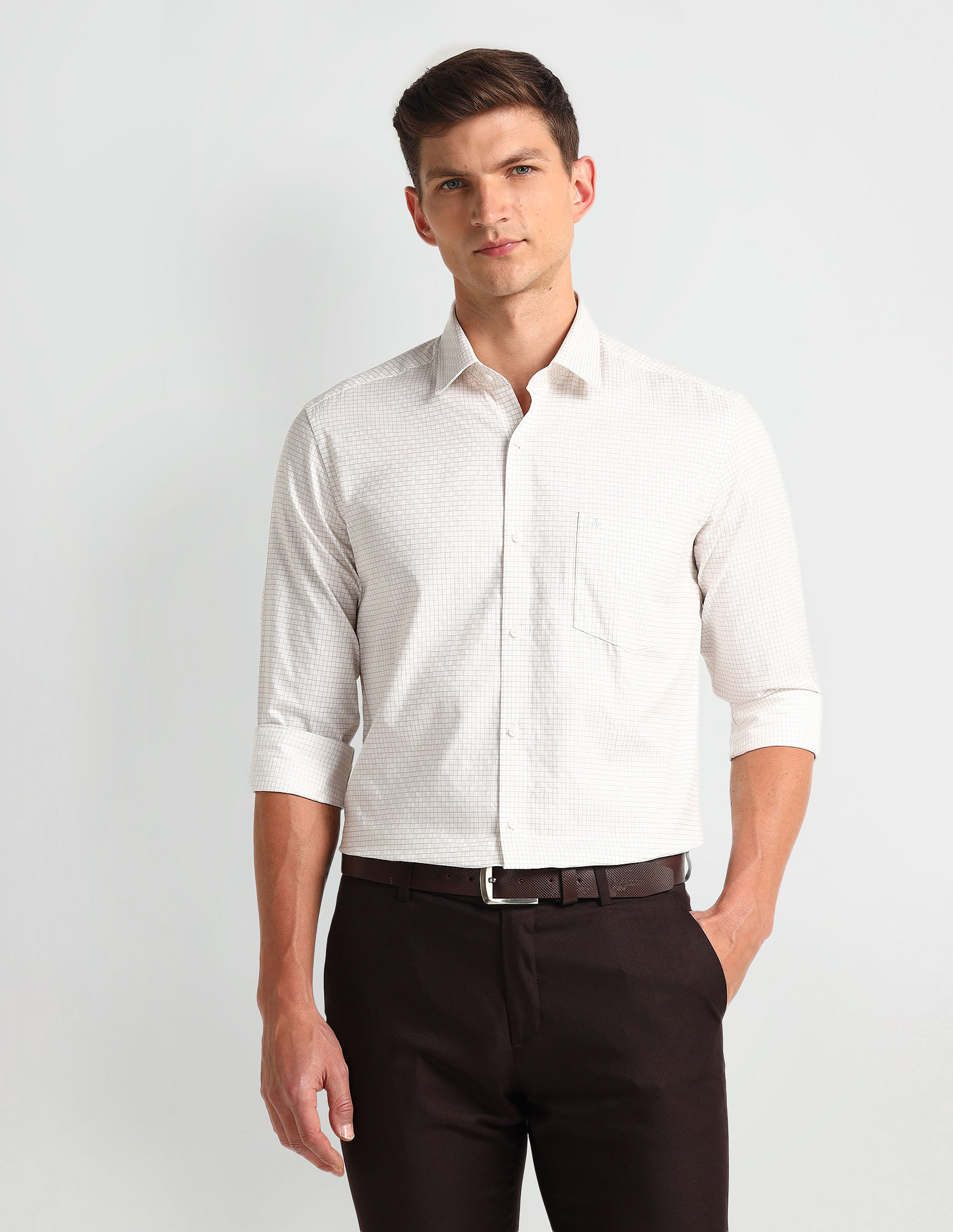 Arrow Manhattan Slim Dobby Shirt