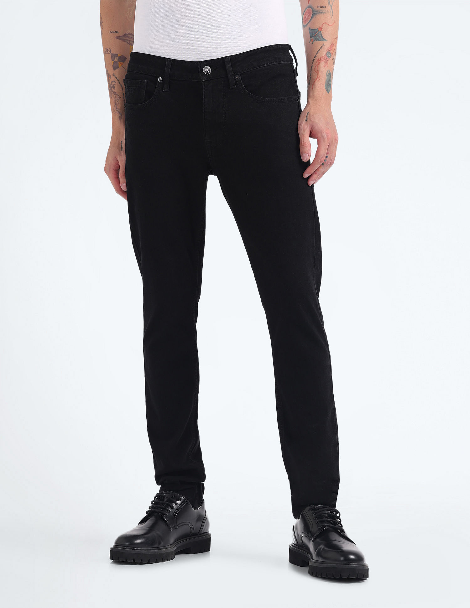 Flying Machine Mid Rise Jackson Super Skinny Jeans