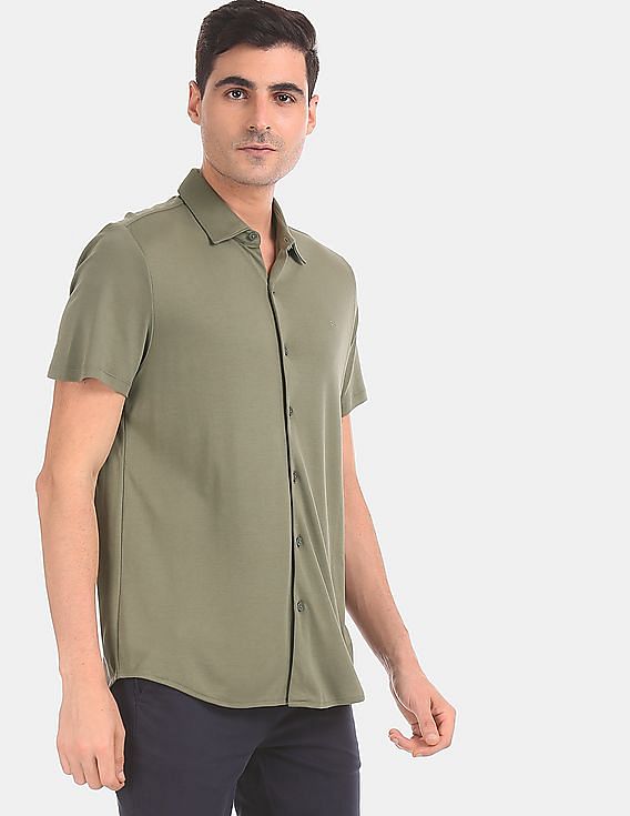 calvin klein short sleeve shirts