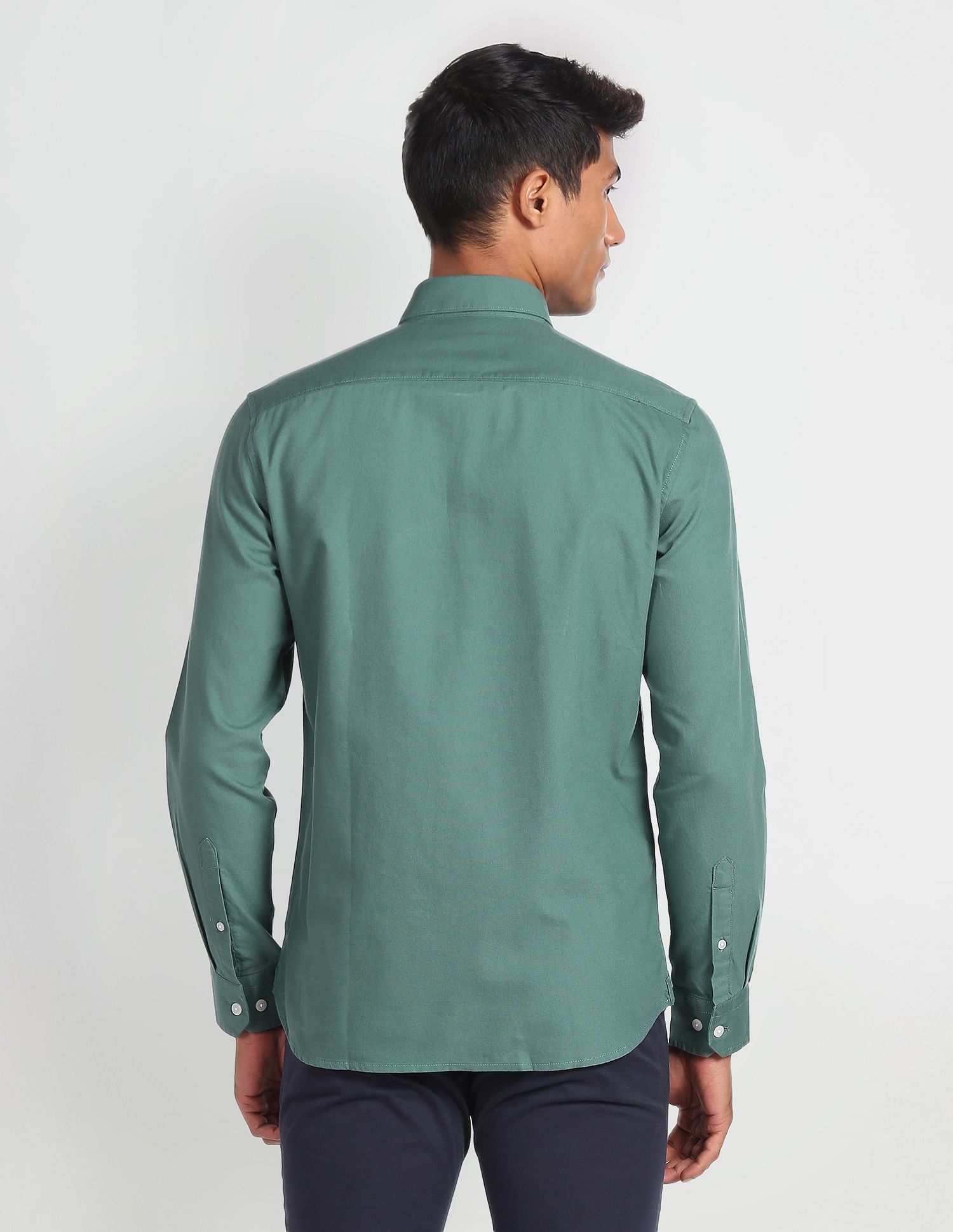 Arrow Sports Cotton Dobby Slim Fit Shirt