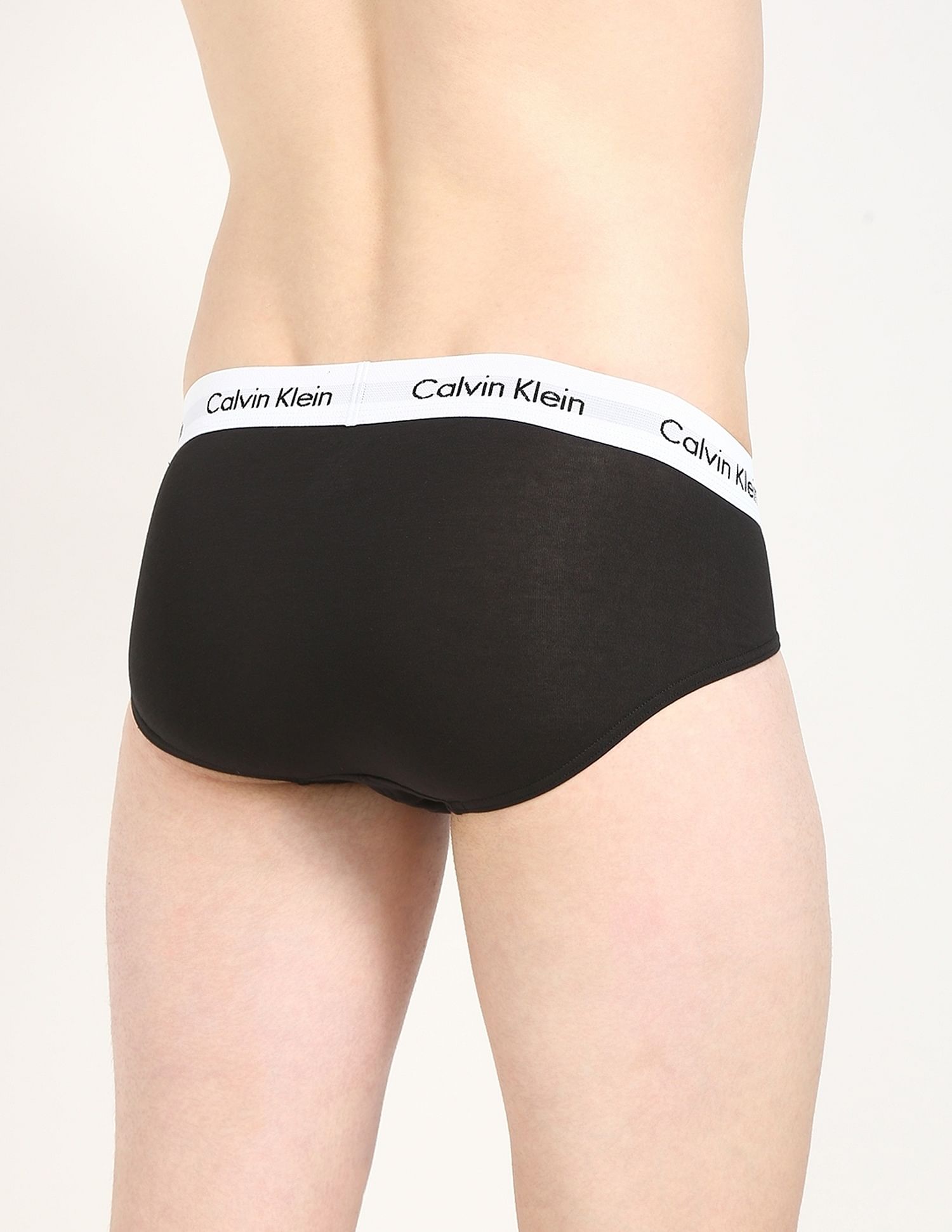 Calvin Klein Underwear Solid Multi Low Rise Briefs - Pack Of - 3
