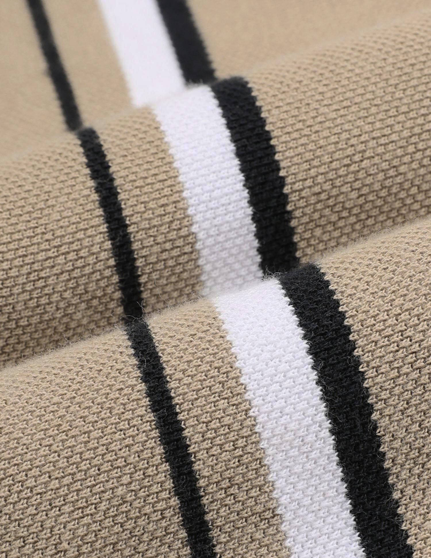 Arrow Sport Vertical Striped Regular Fit Polo Shirt