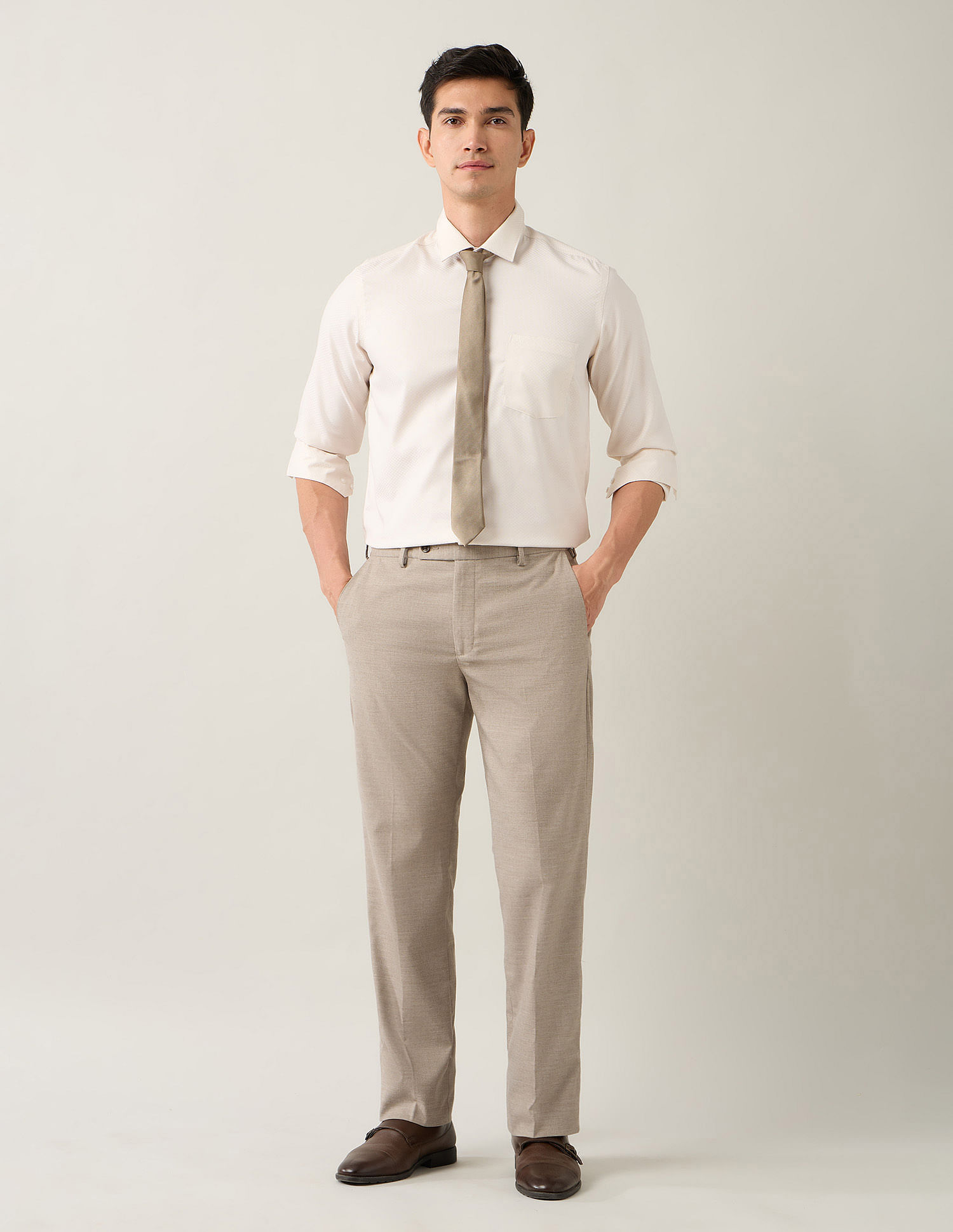 Arrow Manhattan Slim Fit Autopress Shirt