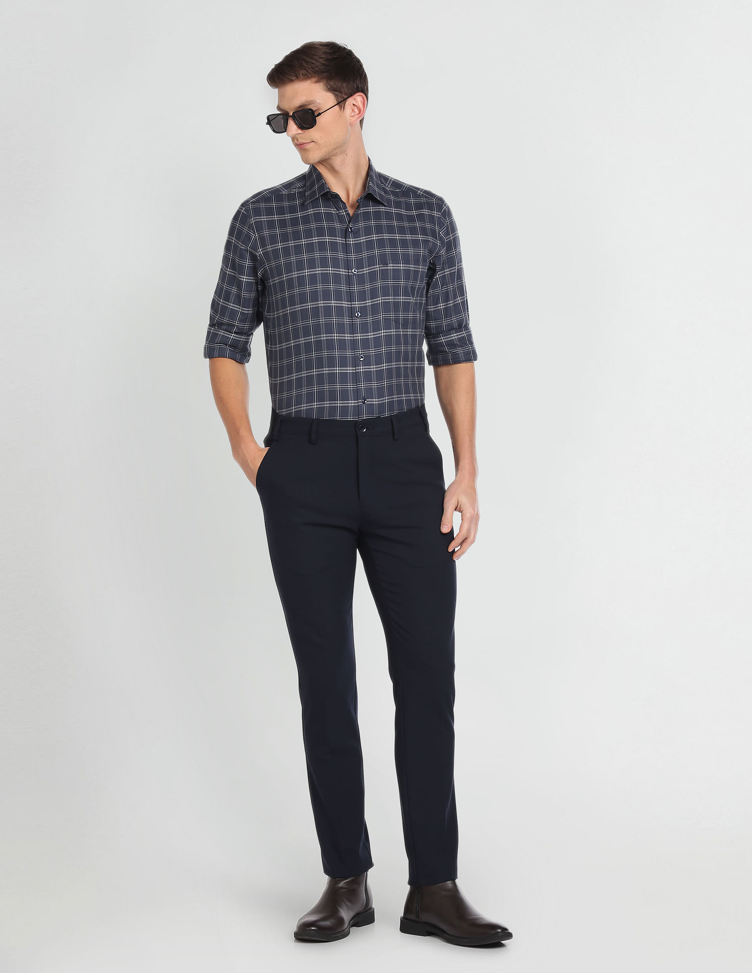 Arrow Tartan Check Cotton Shirt