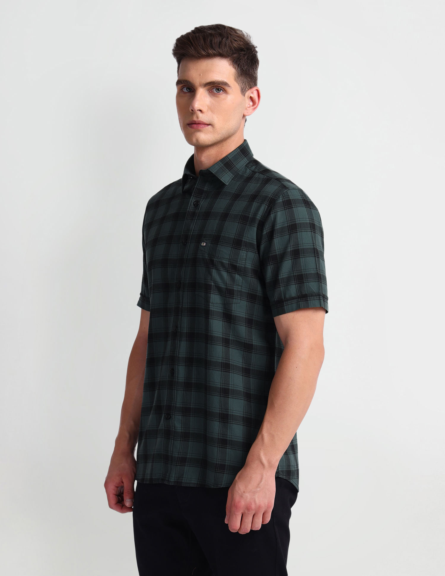 Arrow Sports Twill Tartan Check Shirt