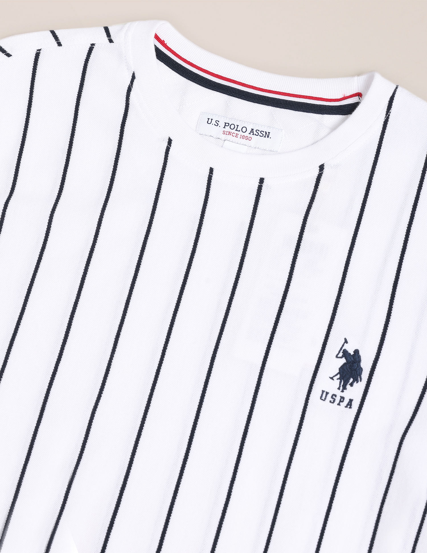 U.S. Polo Assn. Vertical Stripe Slim Fit T-Shirt