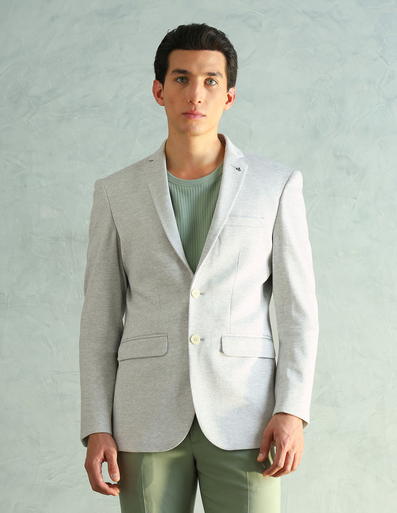 Arrow Slim Fit Smart Knit Blazer