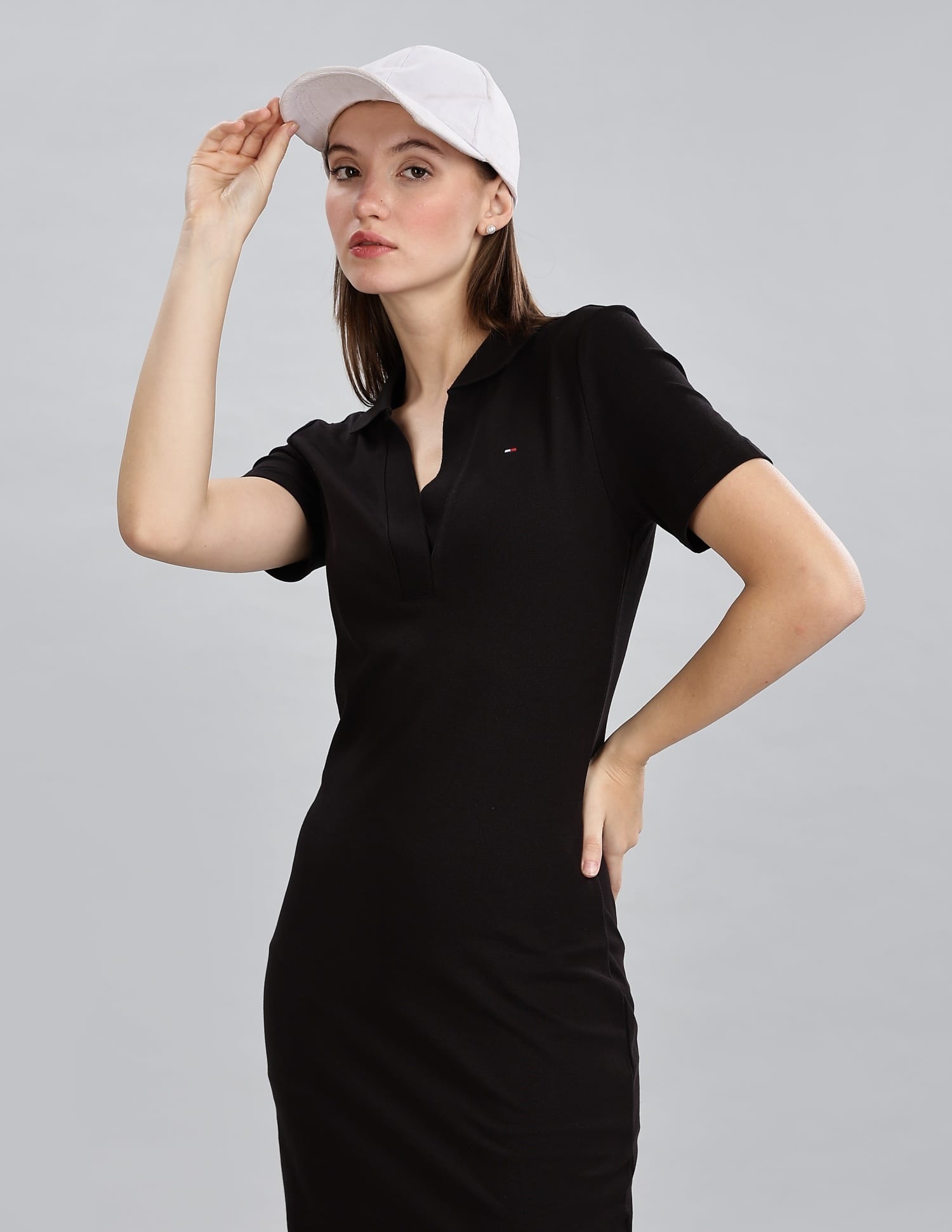 tommy hilfiger dress black Womens Logo Stripe Dress (Womens)