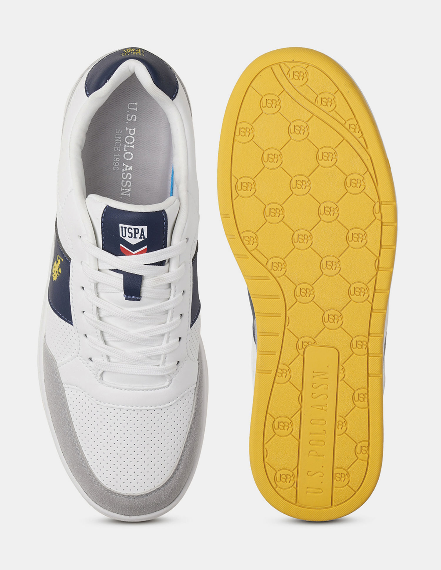 U.S. Polo Assn. Men Simon Colour Blocked Sneakers