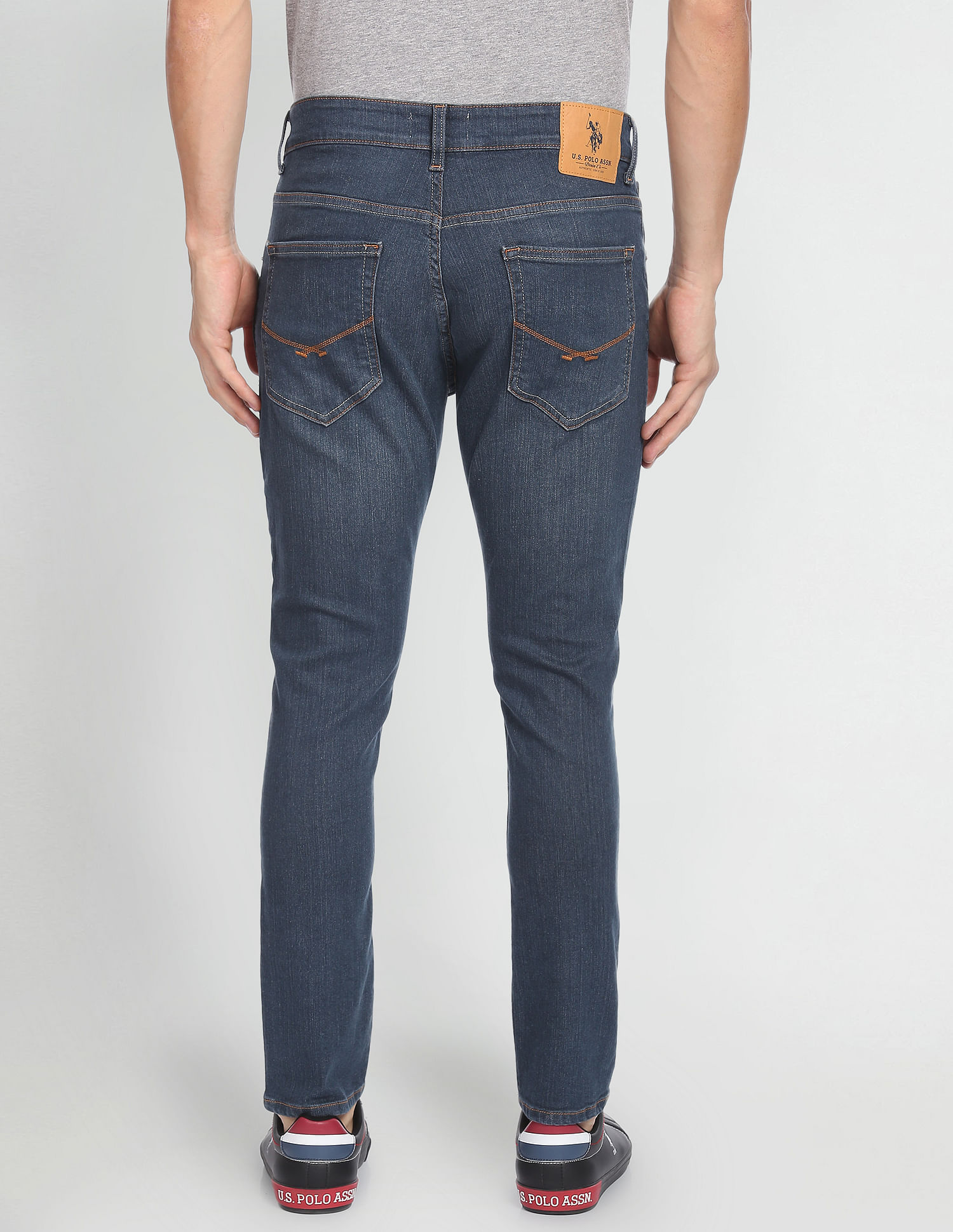 Buy U.S. Polo Assn. Denim Co. Henry Tapered Cropped Mid Rise Jeans - NNNOW. com