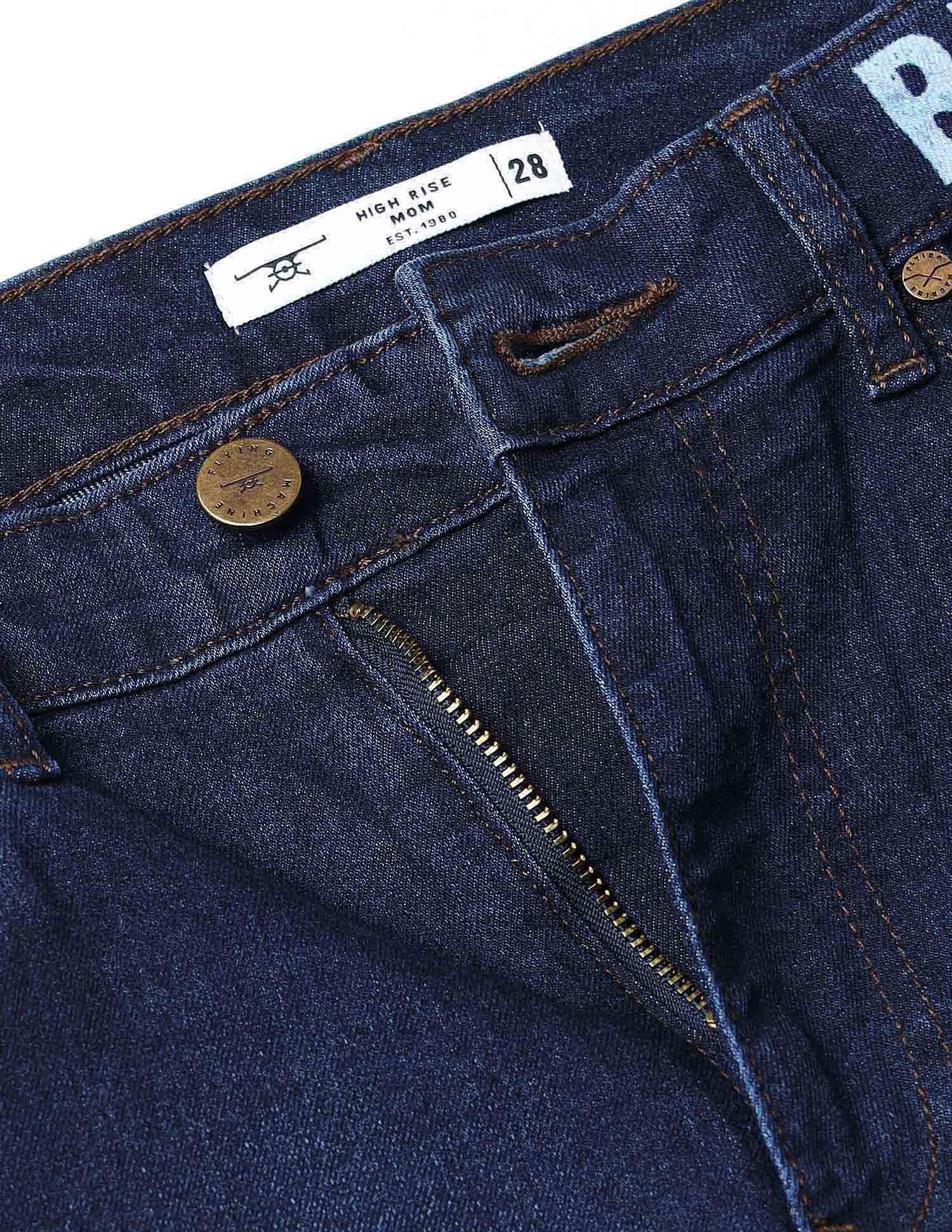 Flying Machine Women Mom Fit High Rise Jeans