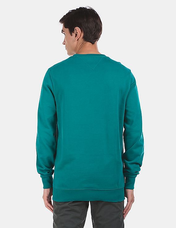 Tommy Hilfiger Denim Colorful Printed Sweatshirt Dw0dw06263 In White   Excel Clothing