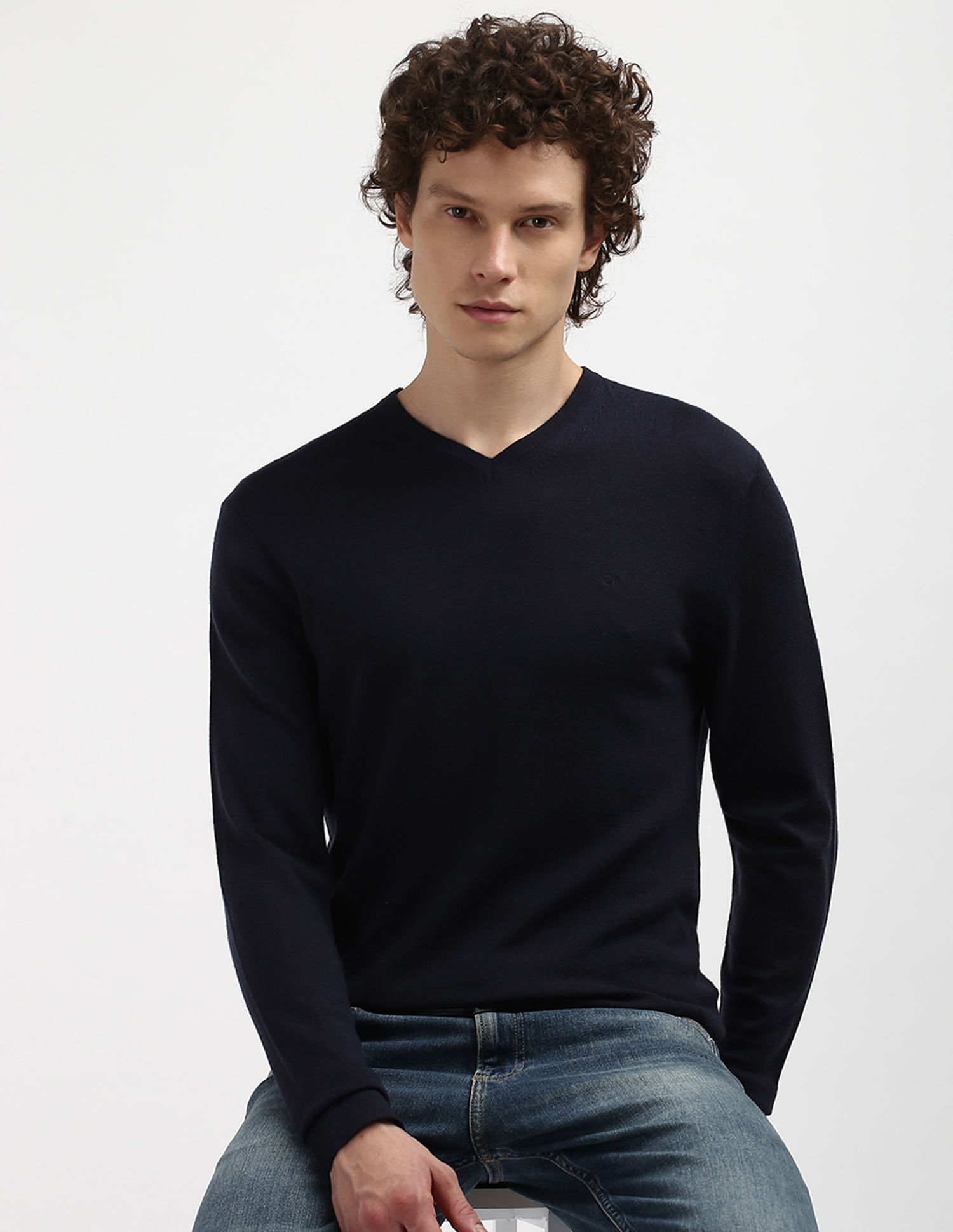 Calvin Klein Merino V-Neck Sweater