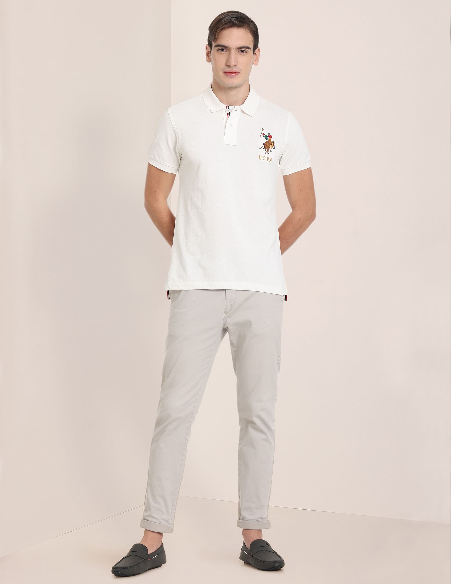U.S. Polo Assn. Iconic Slim Fit Polo Shirt
