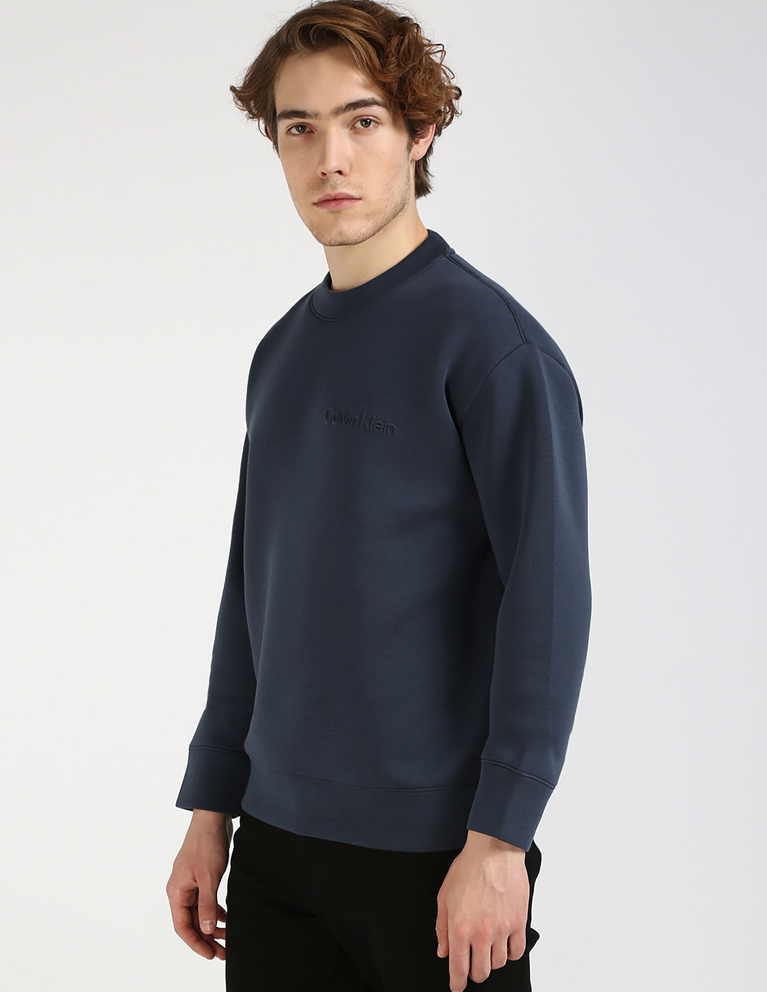 Calvin Klein Jeans Spacer Embossed Logo Sweatshirt