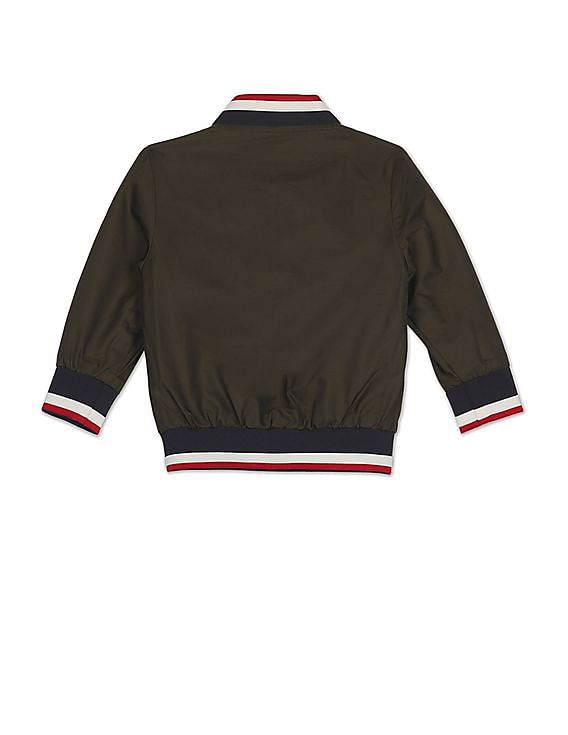 U.S. Polo Assn. Kids High Neck Reversible Jacket