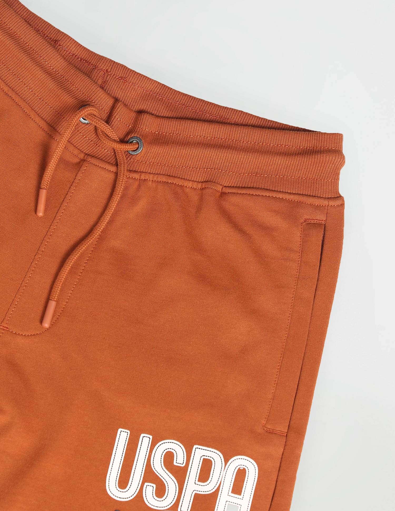 U.S. Polo Assn. Denim Co. Mid Rise Solid Track Pants