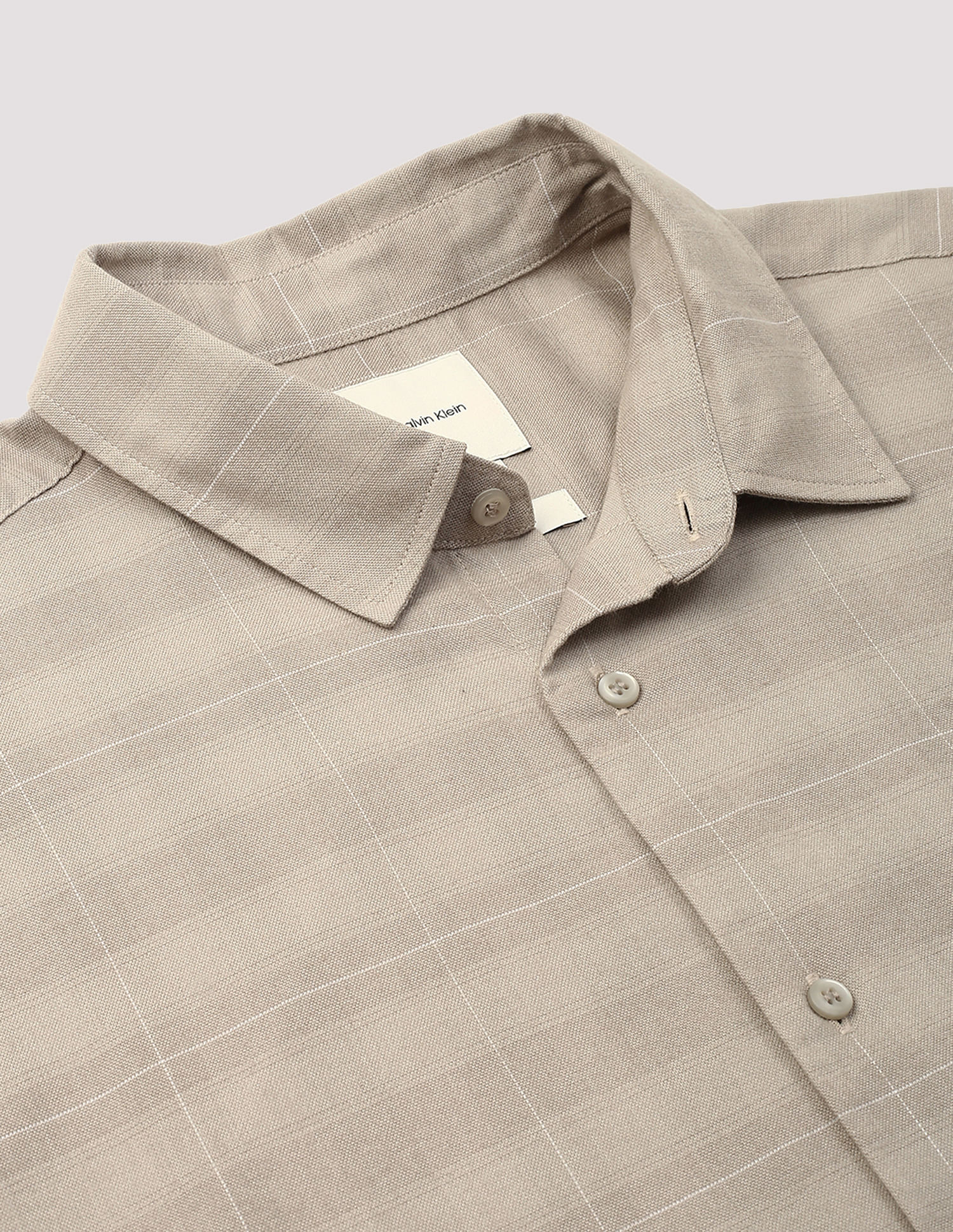 Calvin Klein Jeans Soft Twill Shadow Checked Shirt