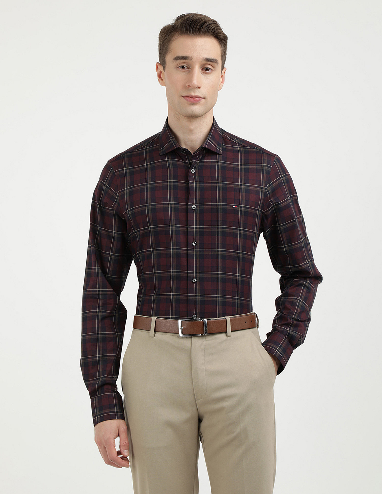 Tommy Hilfiger Dark Large Check Shirt