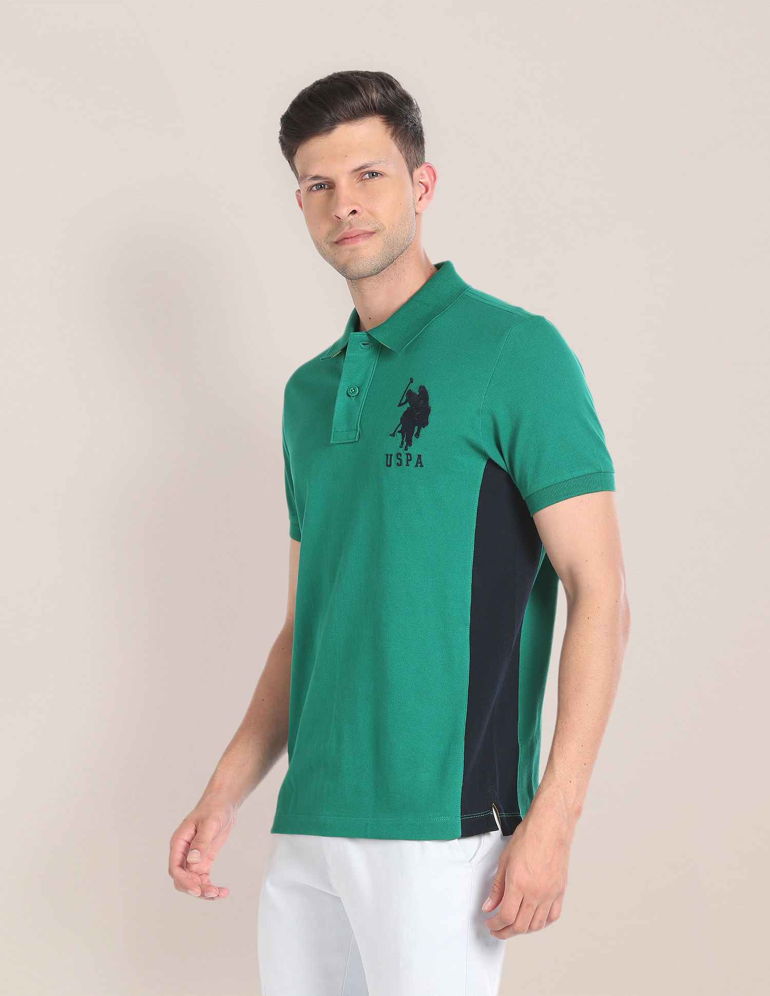 U.S. Polo Assn. Appliqued Slim Fit Polo Shirt
