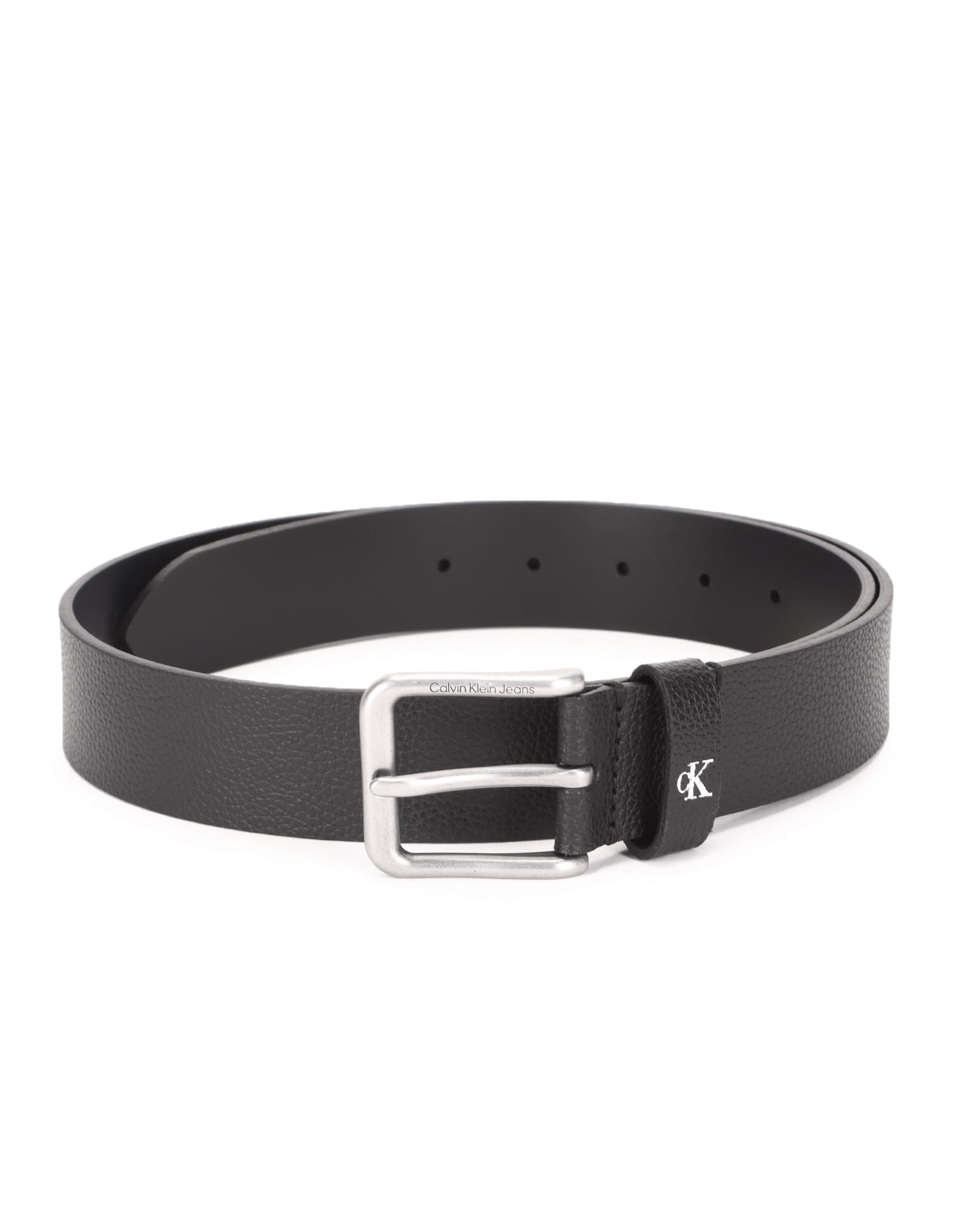 Buy Calvin Klein Jeans Round Classic Leather Belt