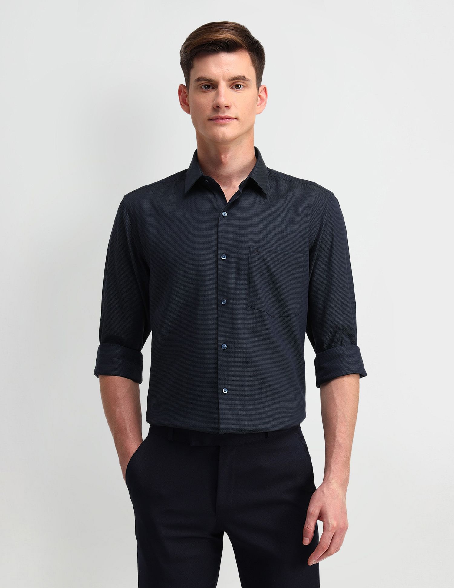 Arrow Floral Print Liberty Classic Fit Shirt