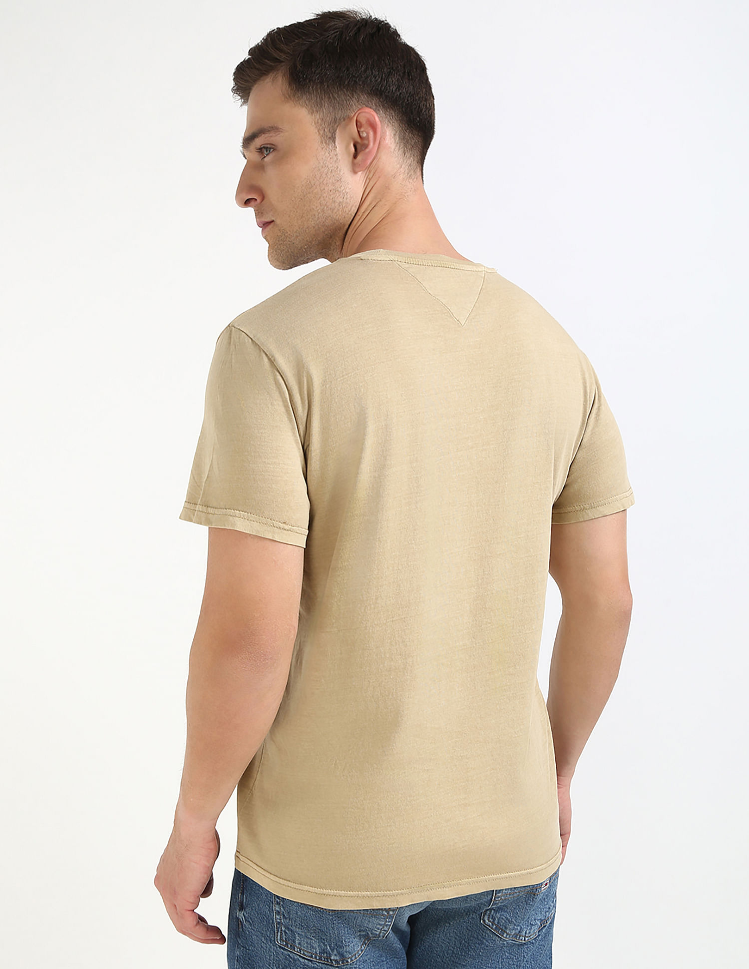 Tommy Hilfiger Logo Solid Slim-Fit Cotton T-Shirt