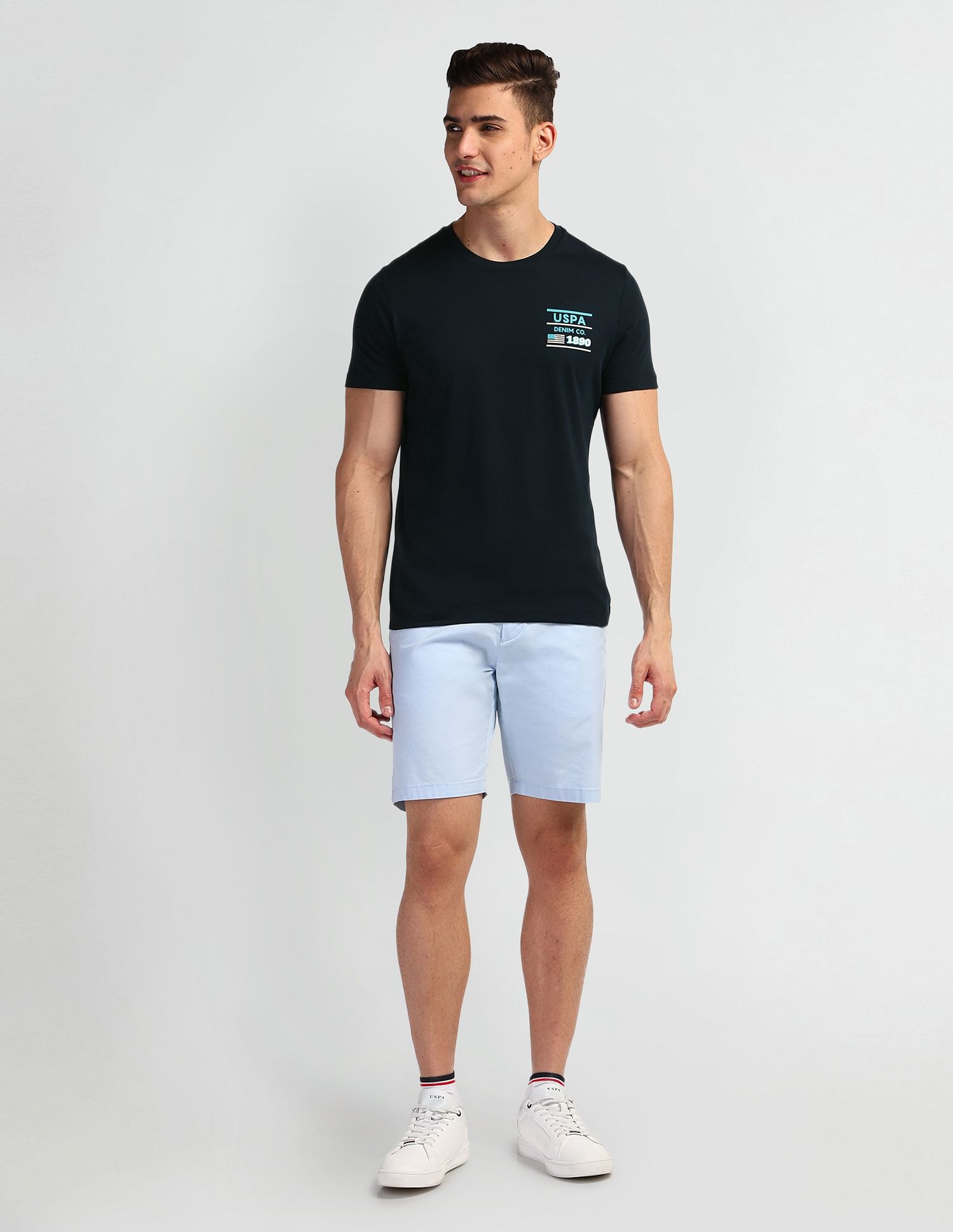 U.S. Polo Assn. Denim Co. Brand Print Muscle Fit T-Shirt