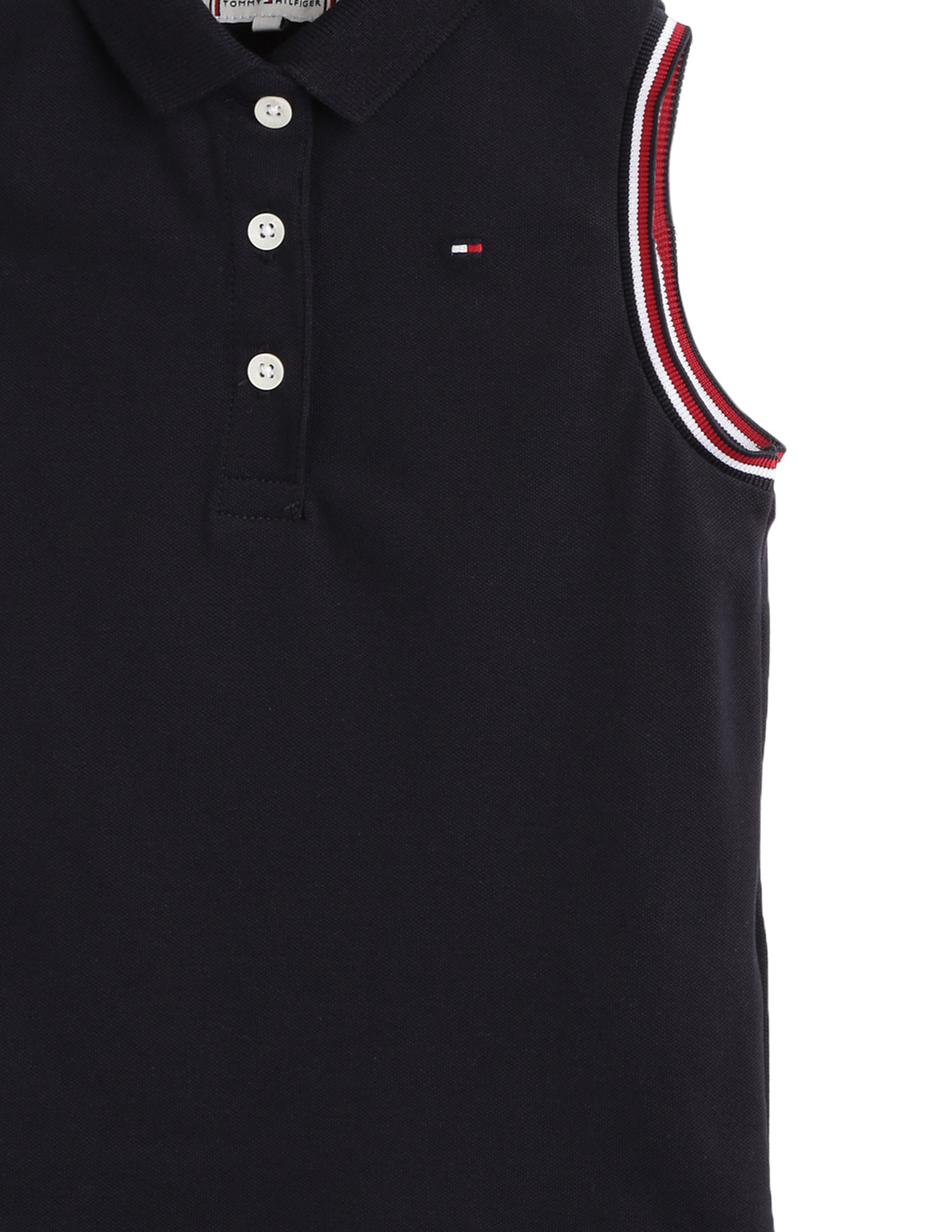 Tommy Hilfiger Kids Girls Transitional Cotton Polo Shirt