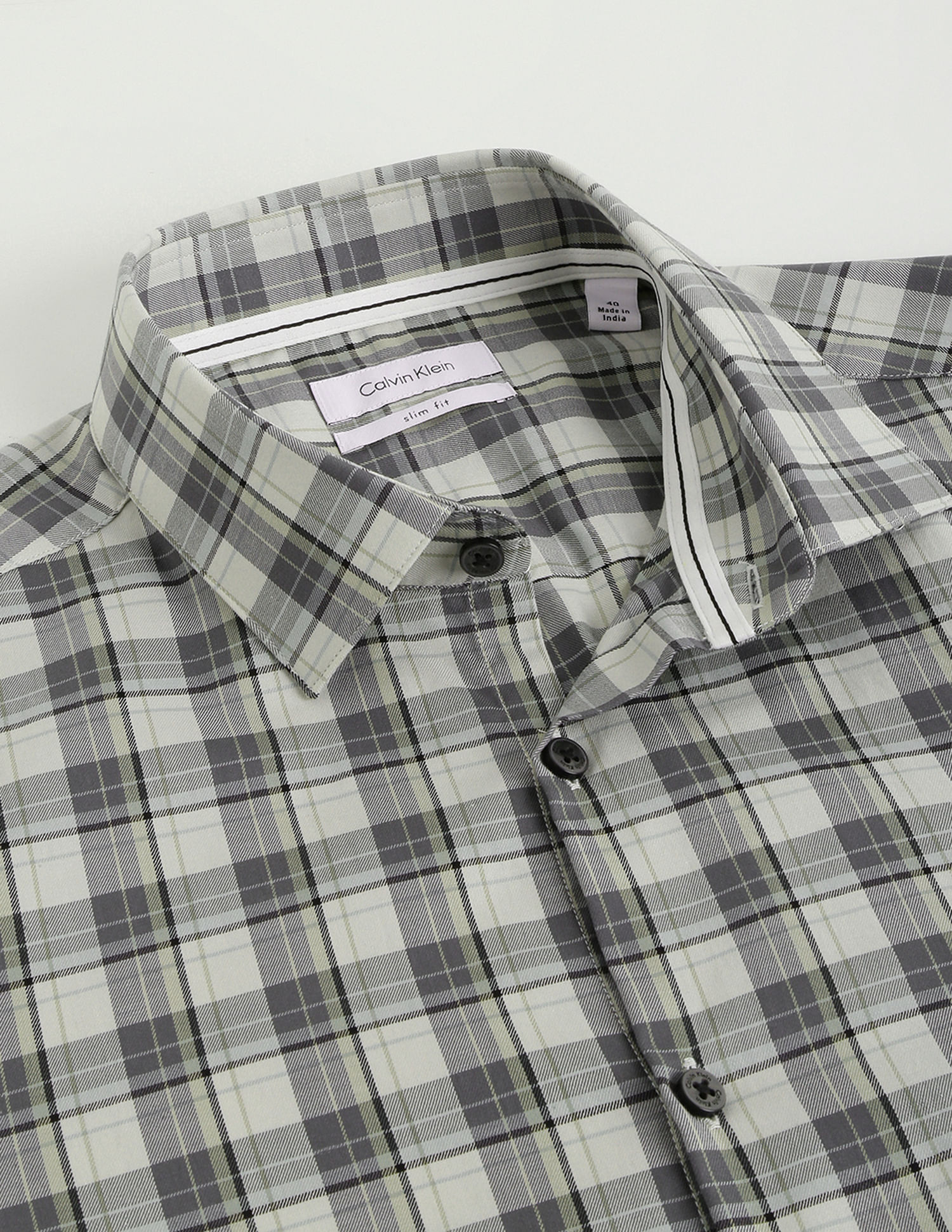Calvin Klein Tartan Check Twill Shirt