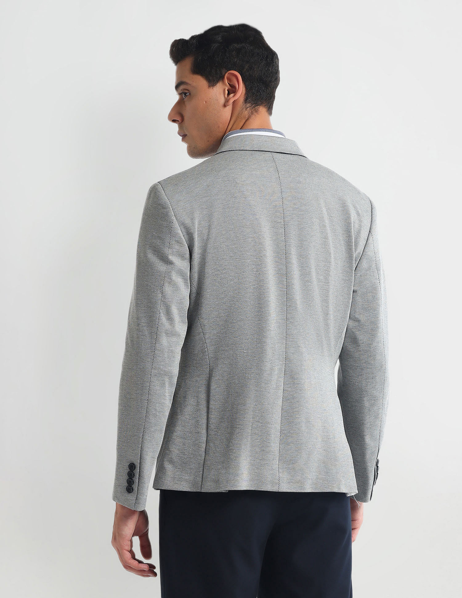 Arrow Zero Calorie Slim Fit Knit Blazer
