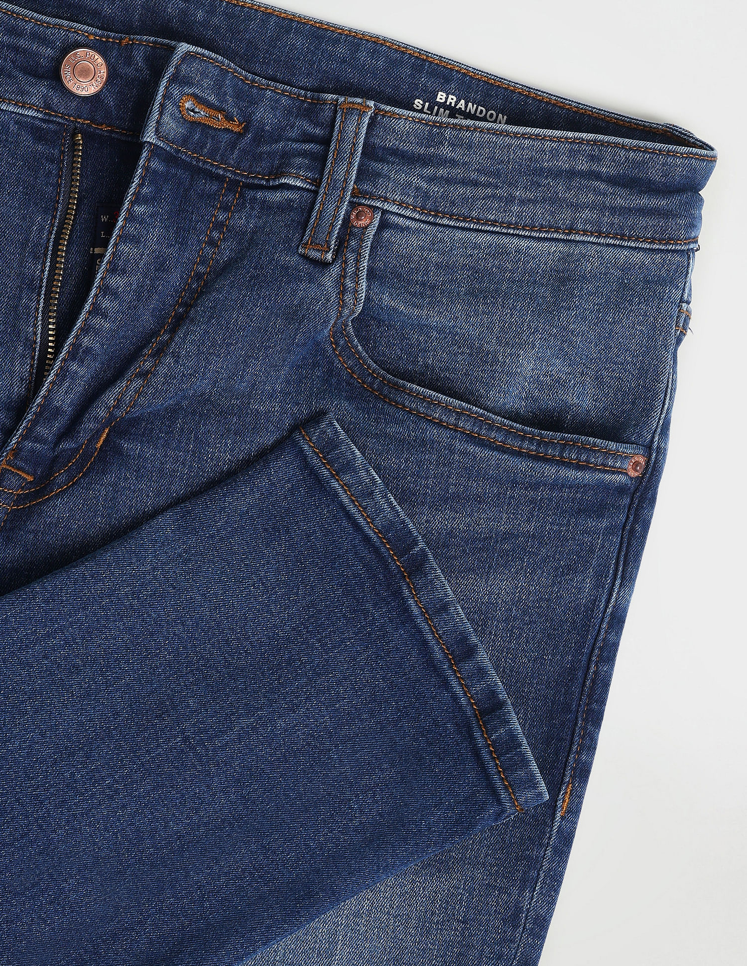 U.S. Polo Assn. Denim Co. Brandon Slim Fit Blue Jeans