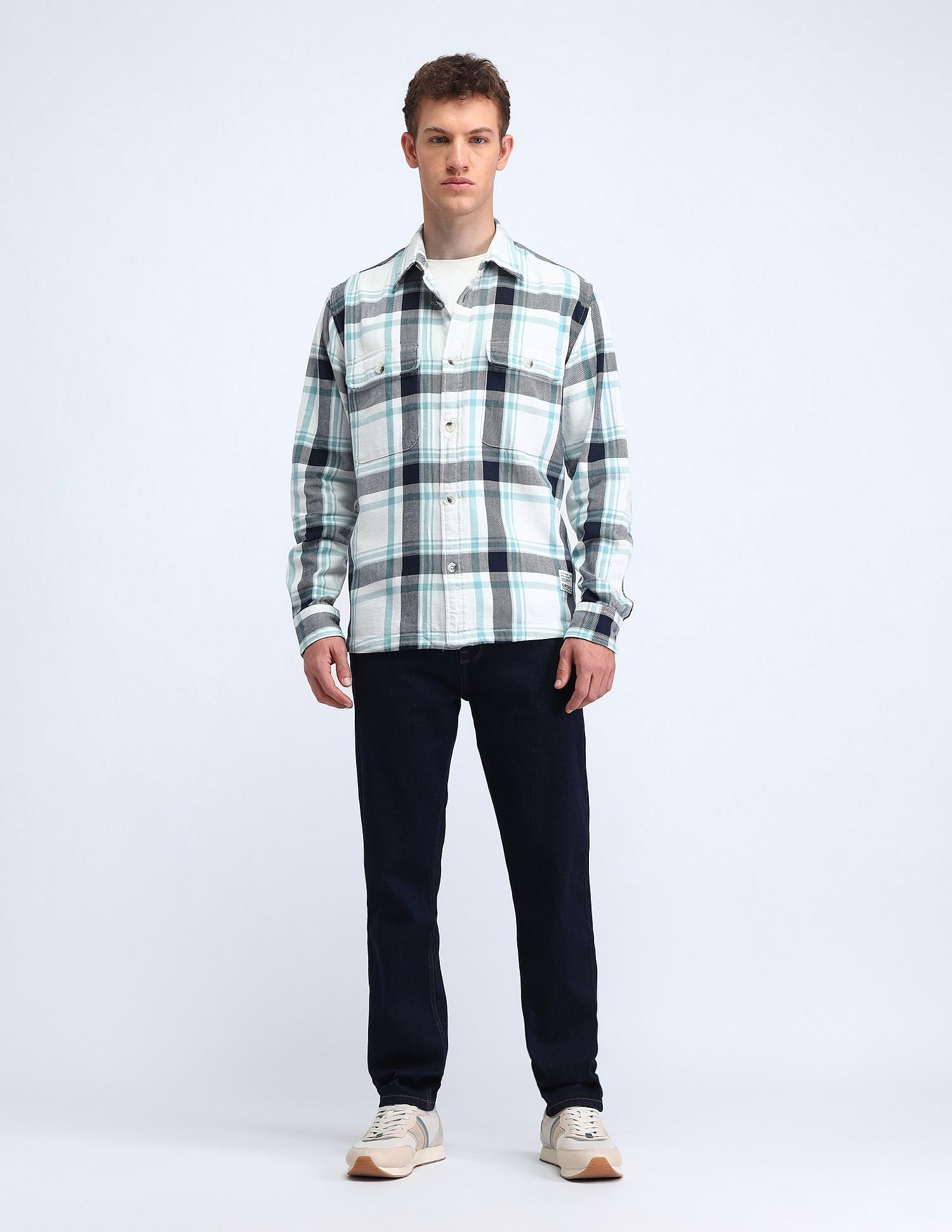 Flying Machine Slash Slim Tapered Jeans