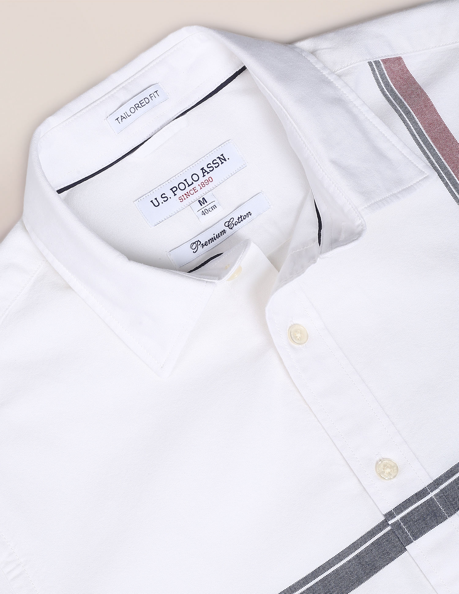 U.S. Polo Assn. Signature Engineered Stripe Oxford  Shirt