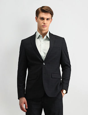 Arrow Tailored Fit Checked Suit