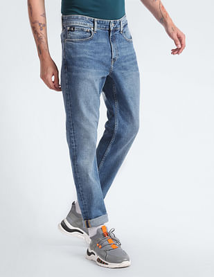 Calvin Klein Jeans Slim Tapered Stone Wash Jeans