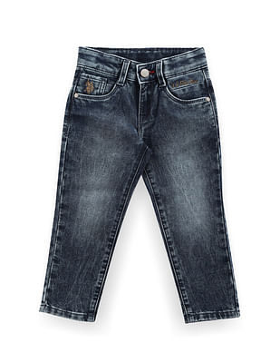 U S Polo Assn Kids Boys Slim Fit Blue Jeans