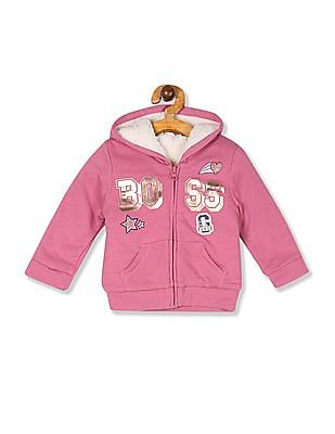 sherpa hoodie toddler girl